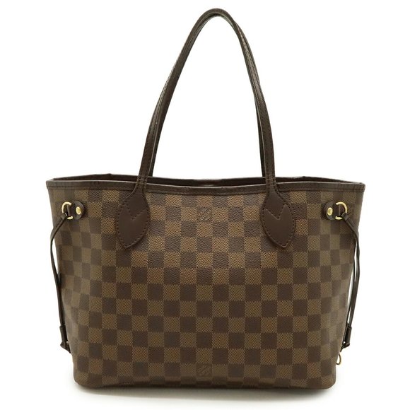LOUIS VUITTON Brown Damier Neverfull PM Shoulder Bag - Picture 1 of 9